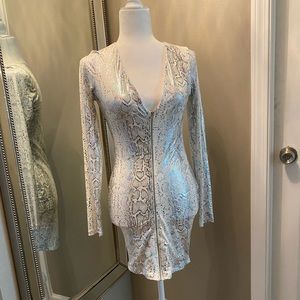 Fashionnova snakeskin dress